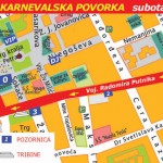 Trasa šestog Pančevačkog karnevala
